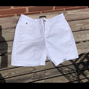Lee Natural Fit White Shorts.
